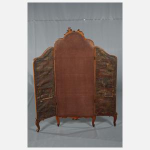 Kleiner Paravent Neorokoko