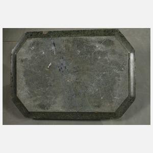 Prächtiges Postament Serpentinstein