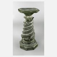 Prächtiges Postament Serpentinstein111