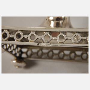 Silberdose Empire-Stil