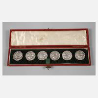 Silber sechs englische Knöpfe111