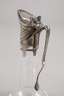 Kleine Jugendstilkaraffe mit Silbermontierung