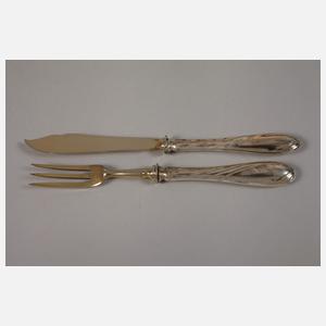 Silber Obstbesteck Heinrich Vogeler