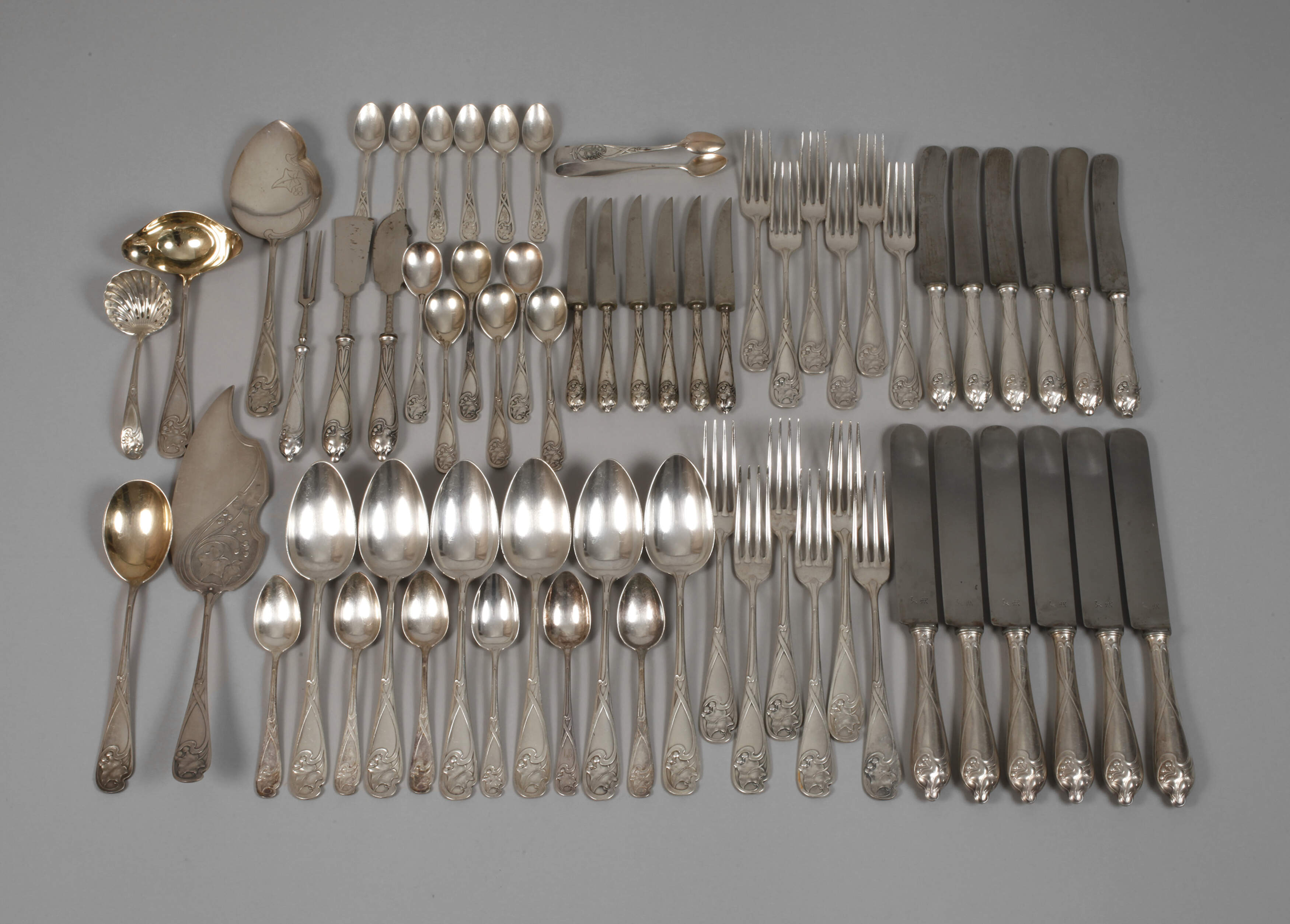 WMF großes Speisebesteck Efeudekor