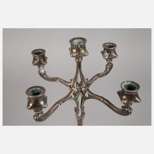 Paar Jugendstil-Girandolen