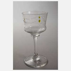 Sechs Likörgläser Jugendstil