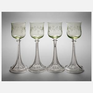 Vier Weinrömer Jugendstil