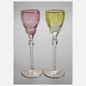 Moser Karlsbad zwei Weinrömer