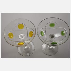 Zwei Sektschalen Bayerischer Wald