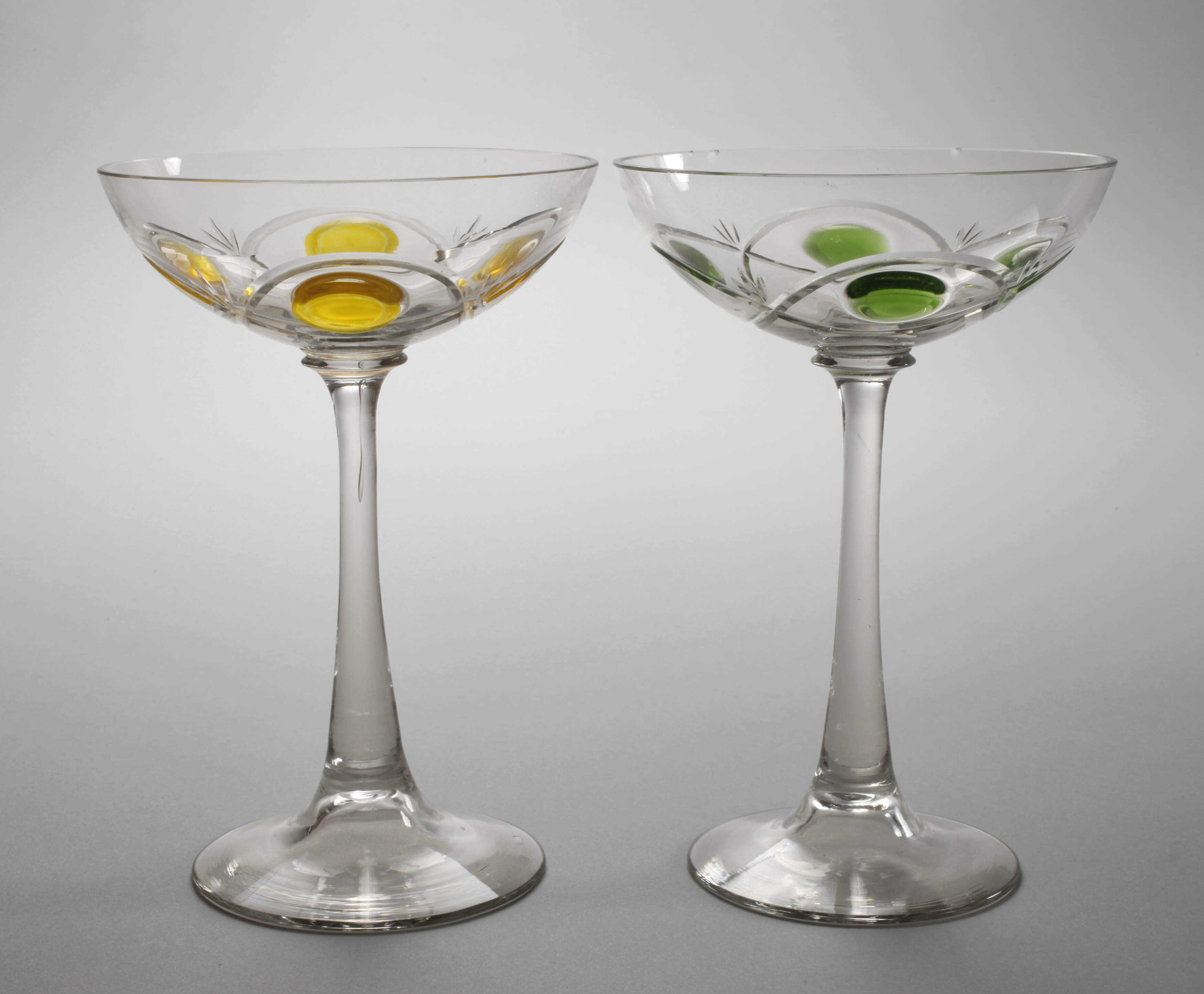 Zwei Sektschalen Bayerischer Wald