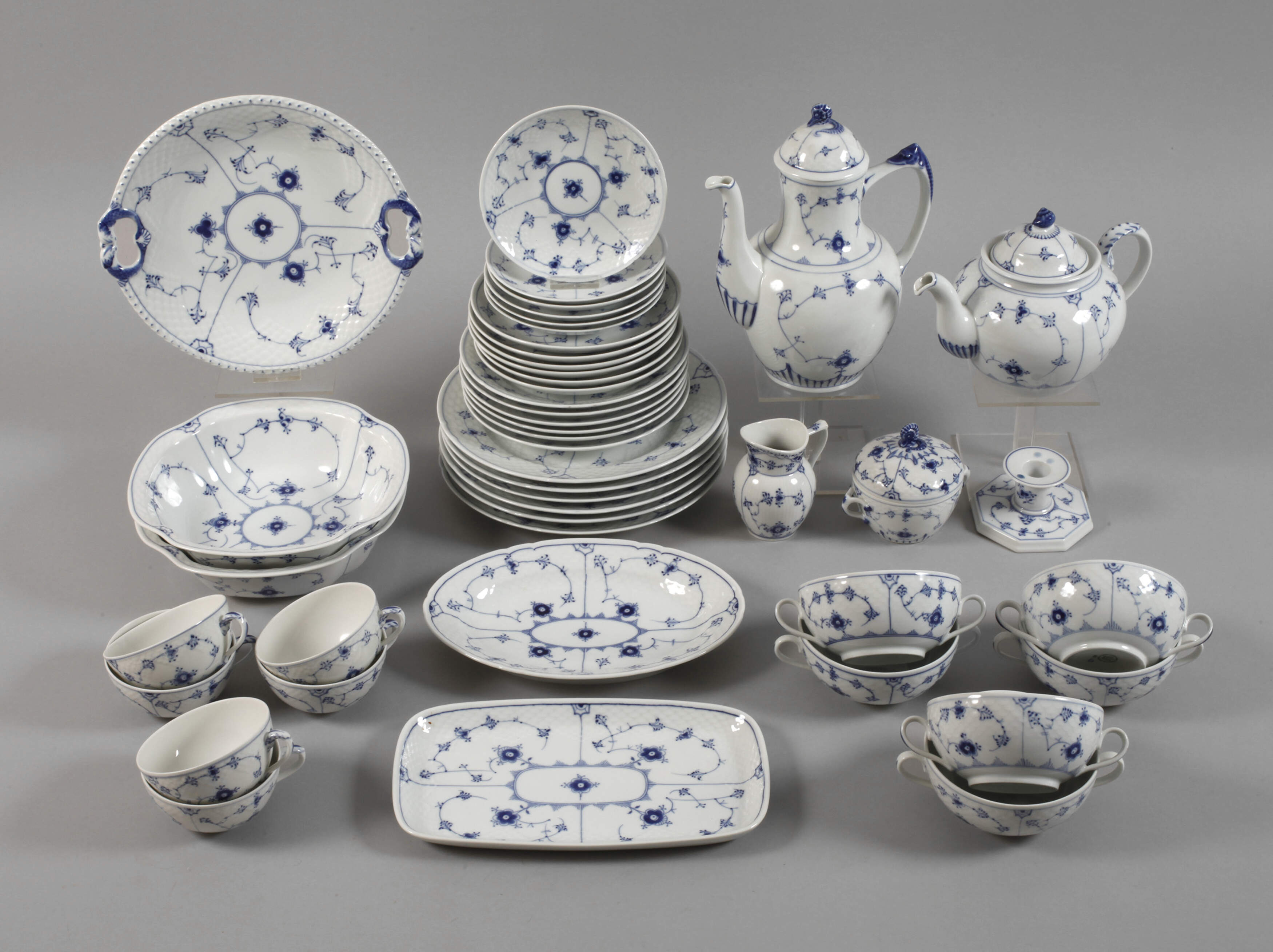 Kopenhagen umfangreiches Service "Blaugemalt"