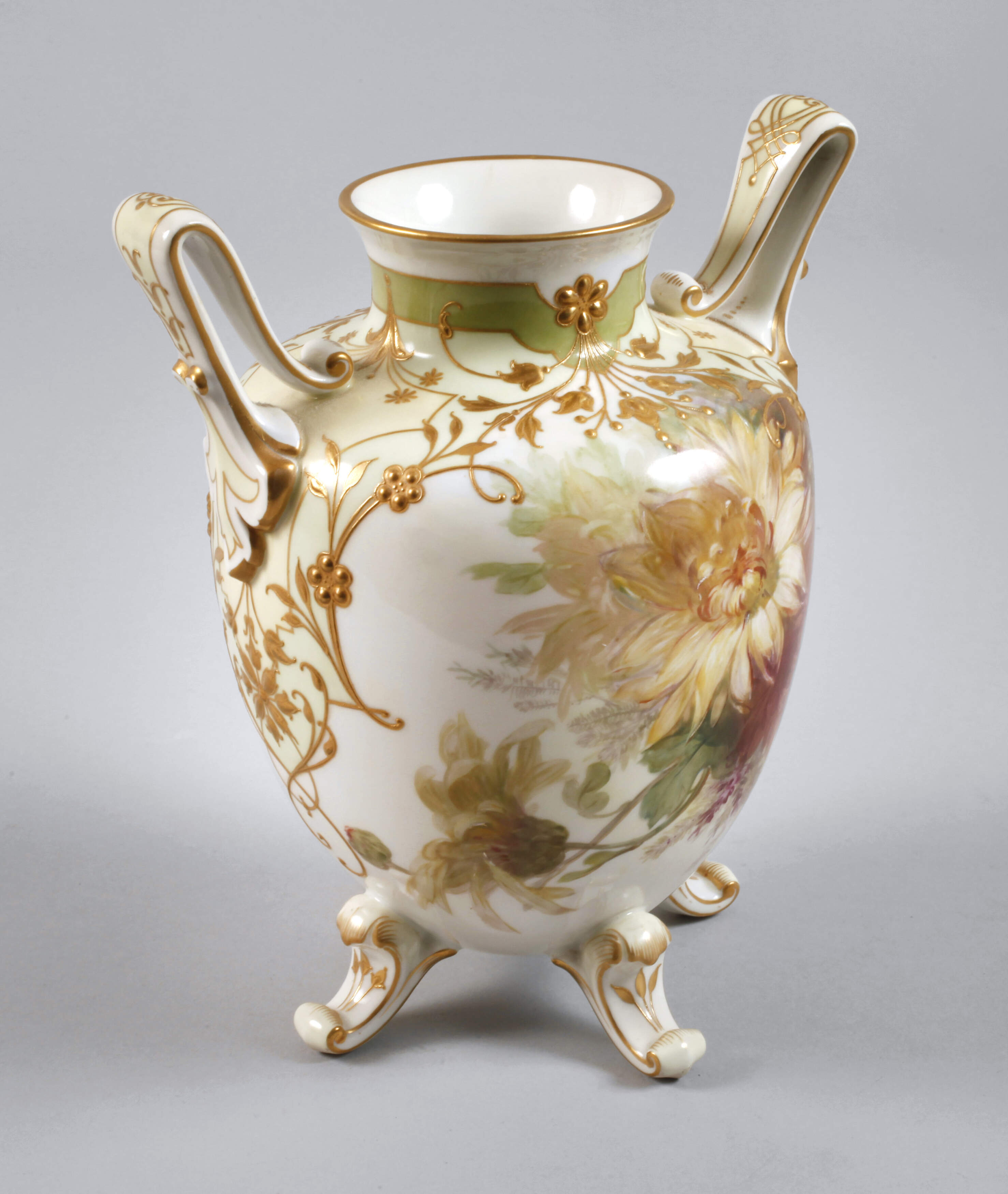 KPM Berlin Prunkvase Weichmalerei