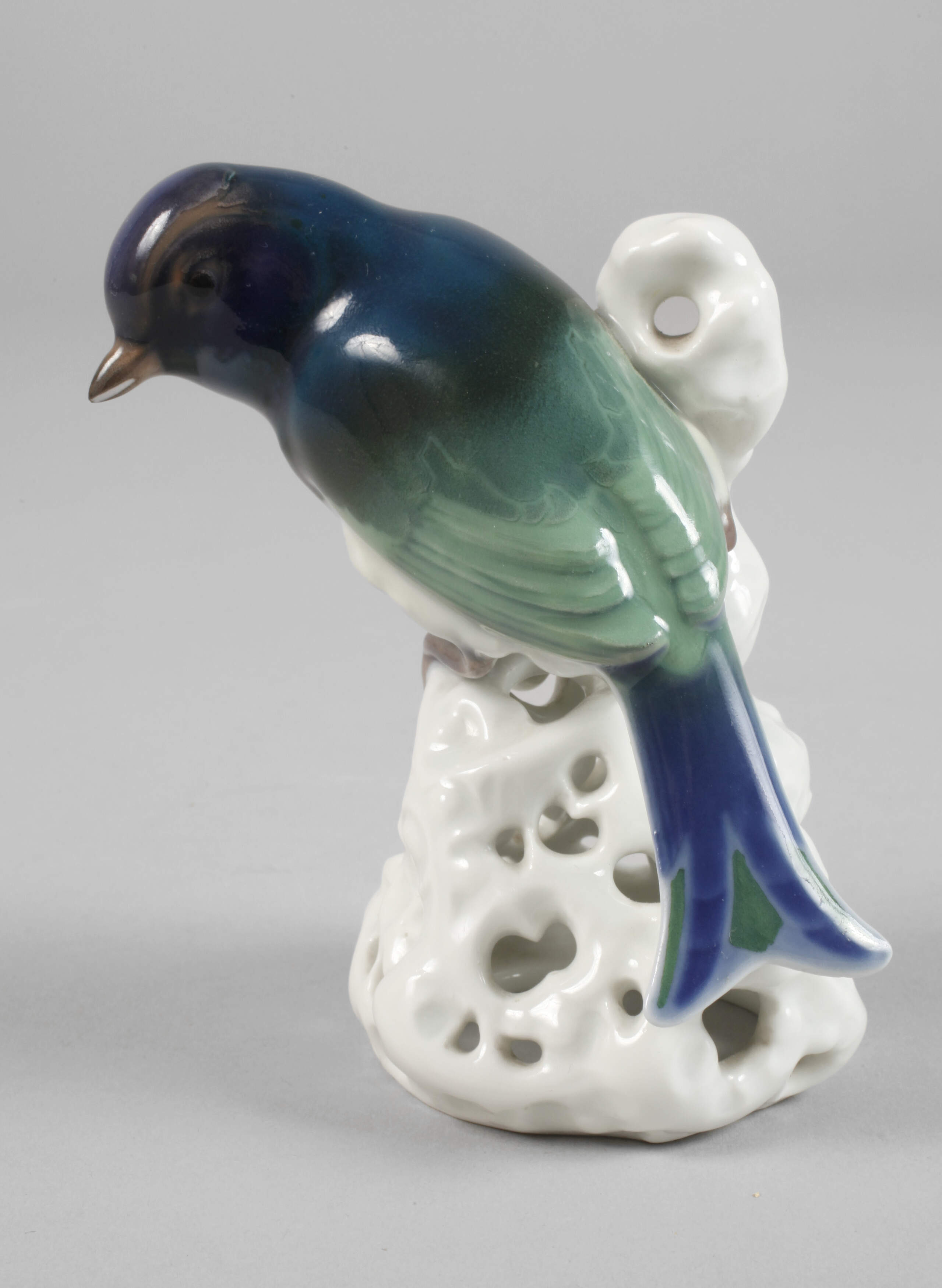 KPM Berlin "Chinesische Nachtigall auf Wacholder"