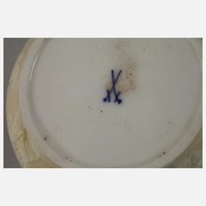 Meissen kleine Enghalsvase Kristallglasur