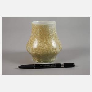 Meissen kleine Balustervase Kristallglasur