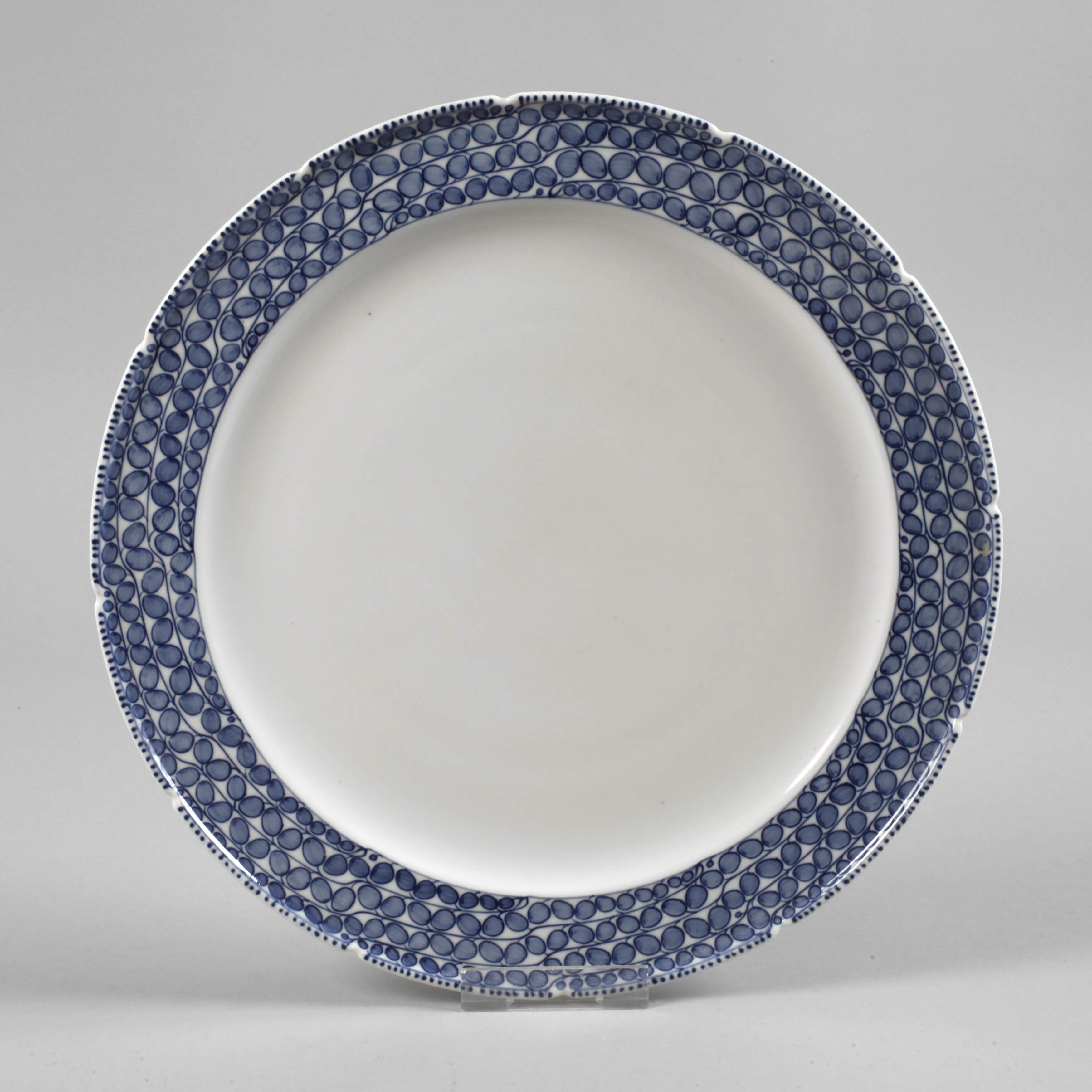 Meissen Tortenplatte "Blaue Rispe"