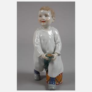 Meissen ”Kind, auf einem Stecken reitend”