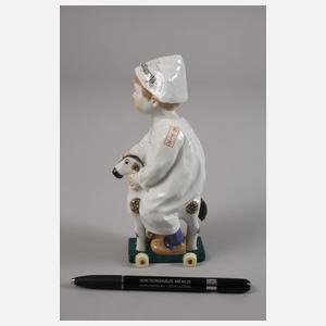 Meissen ”Kind, auf einem Holzpferd reitend”