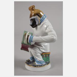 Meissen "Pavian als Ziehharmonikaspieler"