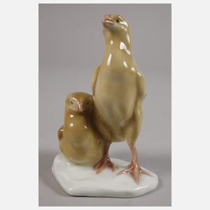 Meissen ”Junge Brahmahühner”