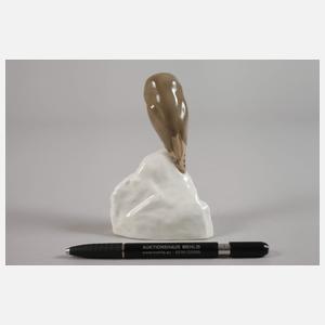 Meissen "Schleiereule auf Architekturstück"