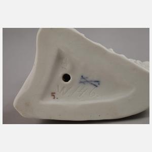 Meissen "Schleiereule auf Architekturstück"