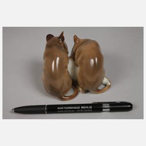 Rörstrand Mäusepaar mit Rettich