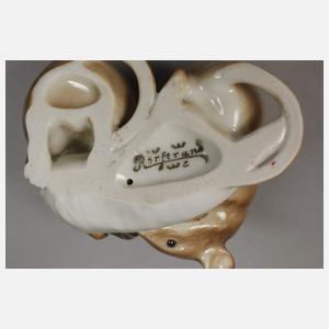 Rörstrand Mäusepaar mit Rettich