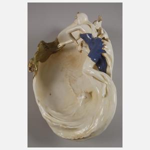 Amphora figürliche Jugendstilschale