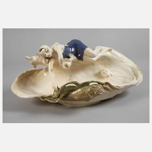 Amphora figürliche Jugendstilschale