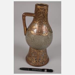 Sarreguemines Kanne Kristallglasur