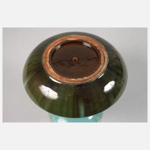 Frankreich Vase mit Bronzefuß