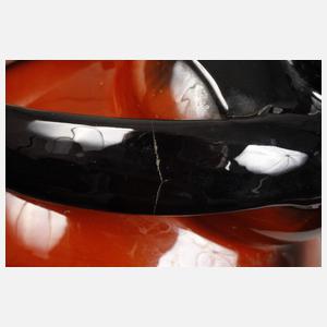 Tonwerke Kandern seltene Henkelvase Max Laeuger