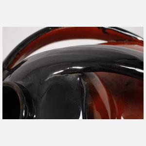 Tonwerke Kandern seltene Henkelvase Max Laeuger