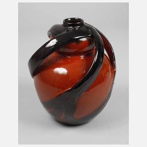 Tonwerke Kandern seltene Henkelvase Max Laeuger