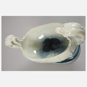 Schweinsburg figürliche Schale Jugendstil