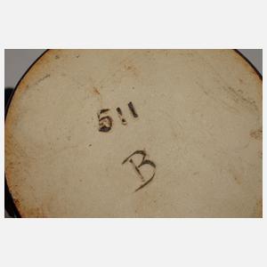 Bürgel acht Laufglasurvasen