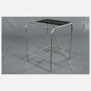 Zwei Beistelltische Stahlrohr