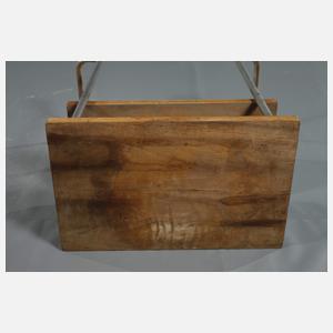 Zwei Beistelltische Stahlrohr