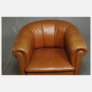 Paar Clubsessel Leder