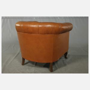 Paar Clubsessel Leder