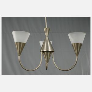 Sechs Deckenlampen Art déco