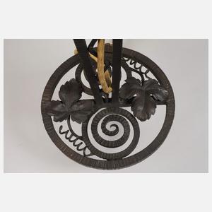 Große Tischlampe Schmiedeeisen