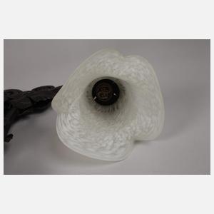 Große Tischlampe Schmiedeeisen