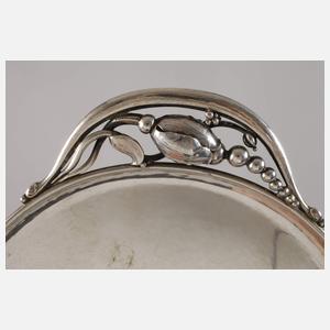 Silberplatte Magnolia Georg Jensen