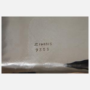 Silber Zucker-/Sahneset Art déco