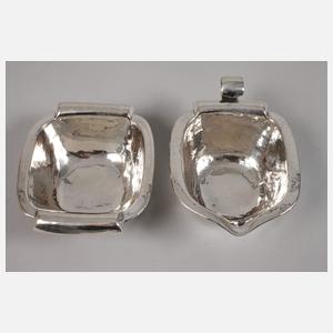 Silber Zucker-/Sahneset Art déco