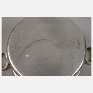 Silber Zucker-/Sahneset