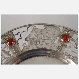 Silber Teller Georg Kramer