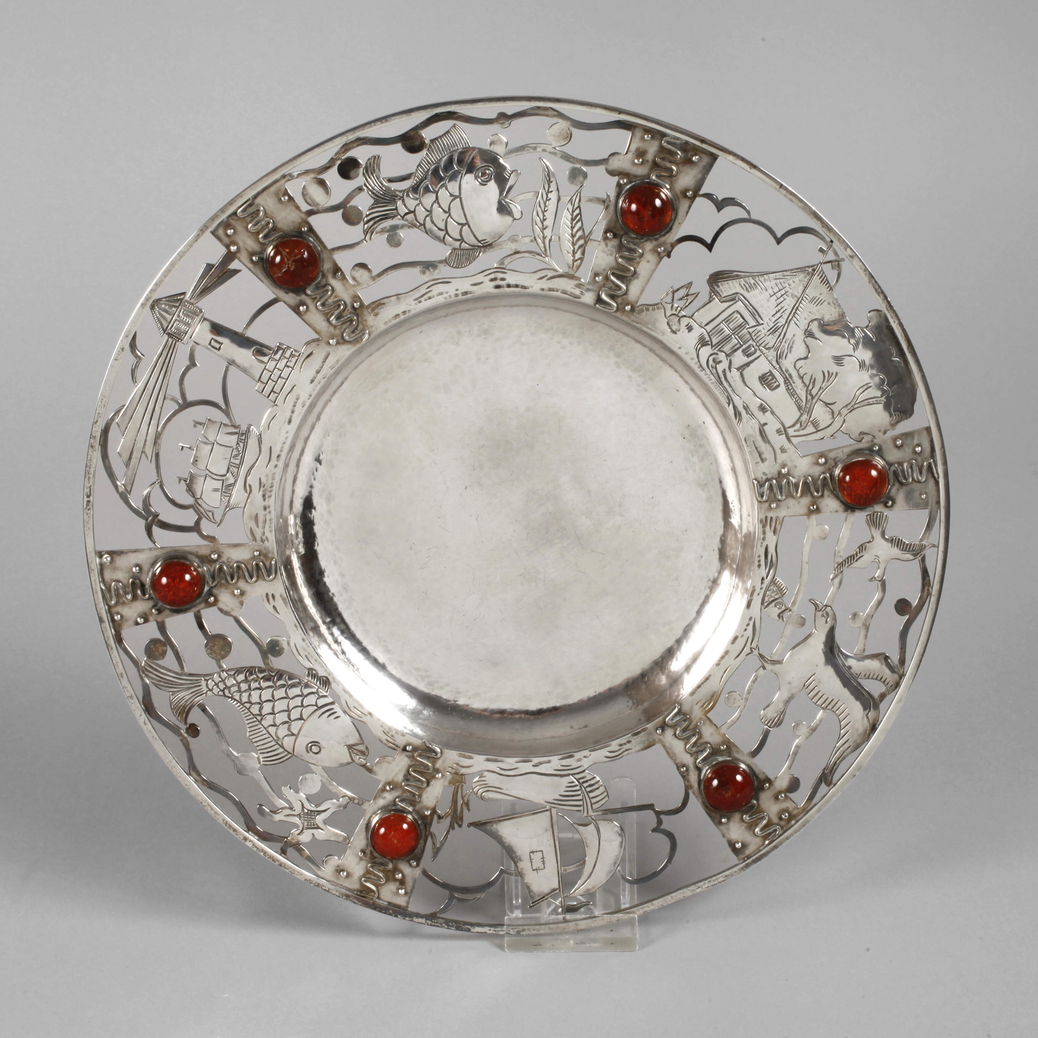 Silber Teller Georg Kramer